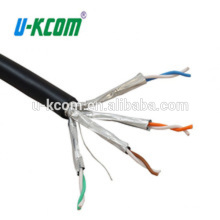 Câbles de cuivre nu solides cat6a de haute qualité, câble de réseau cat6a utp, câble de masse sftp cat6a